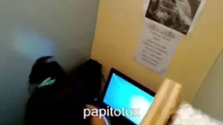 Garota peituda loira ...