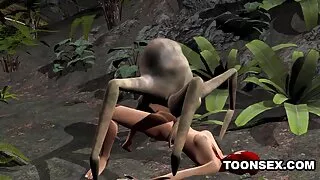 Loira de ébano bem f ...